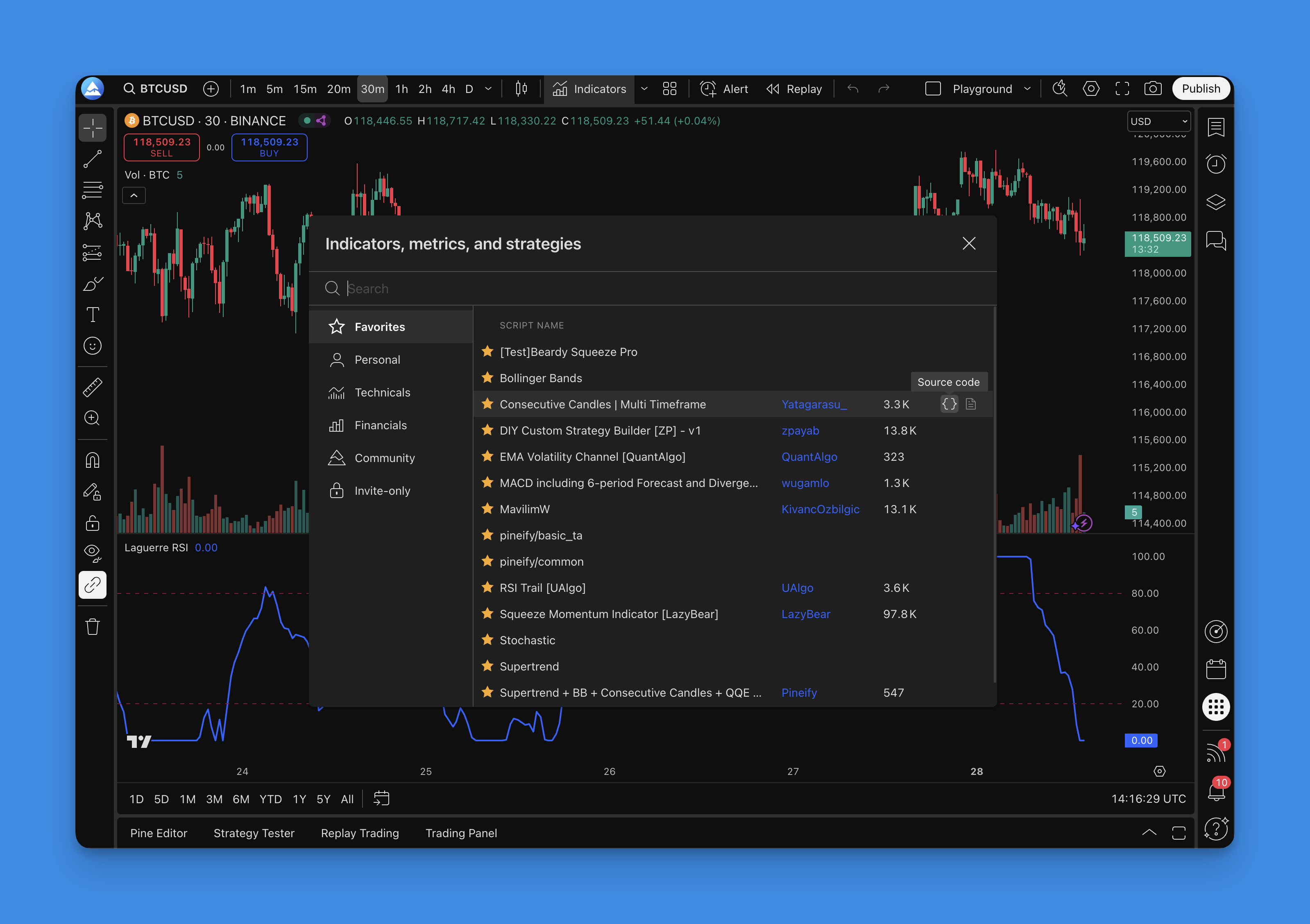 Pine Script on TradingView