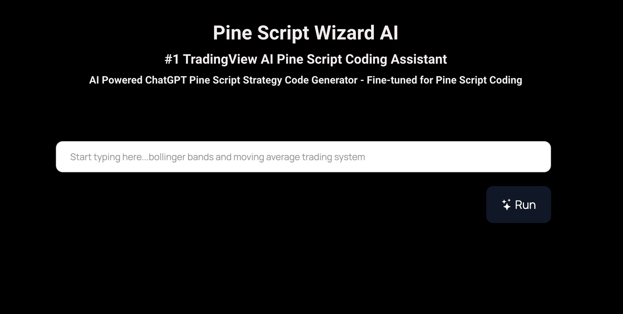 Pine Script Wizard ChatGPT AI