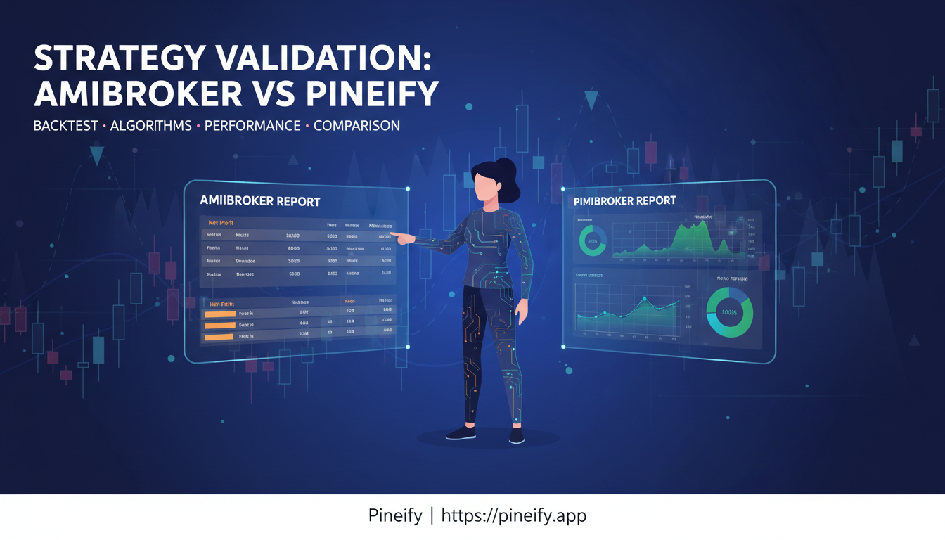 Amibroker vs Pineify Backtest Reports: Complete Strategy Validation Comparison